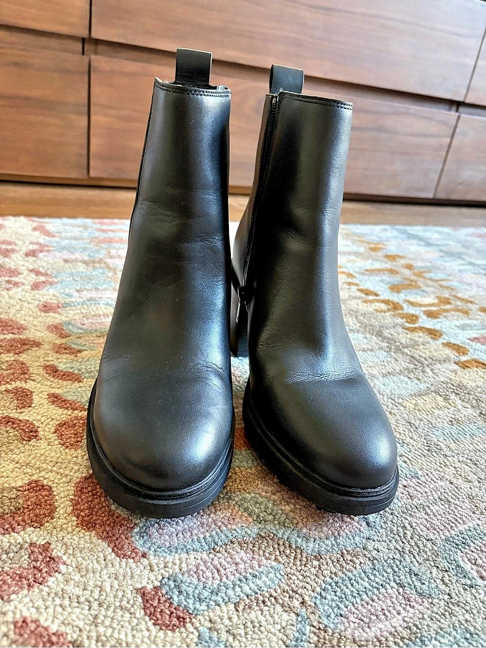 Vionic Truckee Black Heeled Ankle Boots US 8 - Like New